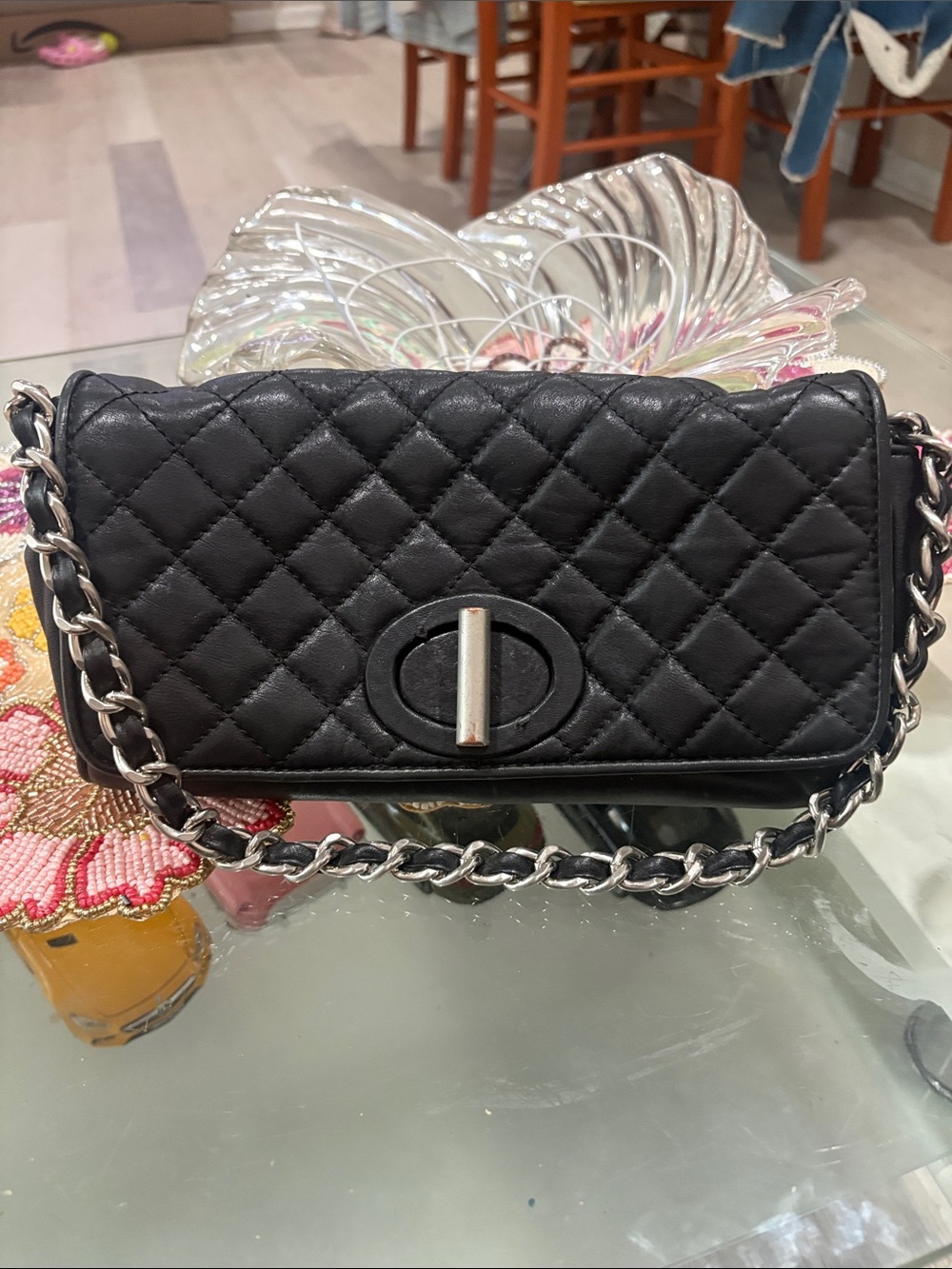 Talbots Women's Leather Exterior Quilted Bags
